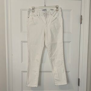 Nine West White Straight Leg Jeans